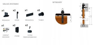 System do drzwi przesuwnych REA Loft produkt PL 11