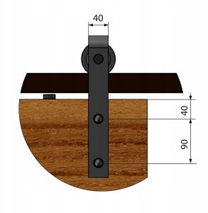 System do drzwi przesuwnych REA Loft produkt PL 16