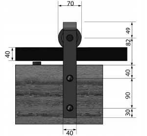 System do drzwi przesuwnych REA Loft produkt PL 4