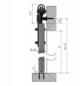 System do drzwi przesuwnych REA Loft produkt PL 5
