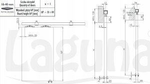 System do drzwi przesuwnych IZYDA Loft produkt PL 3