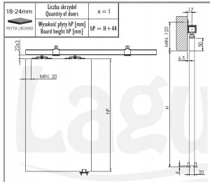 System do drzwi przesuwnych IZYDA Loft produkt PL 9