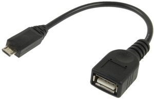 Pure2 Universal OTG Adapter Micro USB to USB Connection Black 1