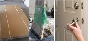 Drzwi zewn. PCV antracyt 140x210 dwuskrzydłowe 5