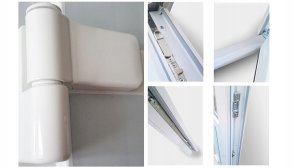 Drzwi zewnętrzne PCV sklepowe 90/210 orzech 3