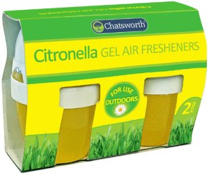 Chatsworth Citronella Żelowy odświeżacz przeciw komarom 1