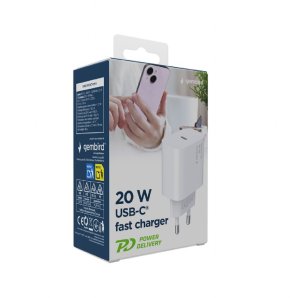 Lādētājs Gembird USB Type-C 20W USB Type-C Fast Charger White 8716309133890 6