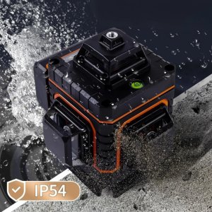 POZIOMNICA LASEROWA POZIOMICA 4D 16 LINII KRZYŻOWA 360 LASER ZESTAW STATYW 2