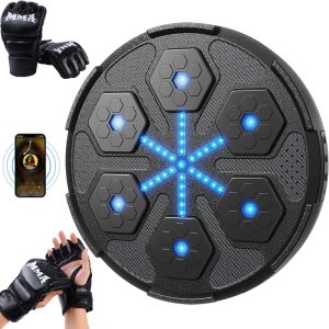 TARCZA BOKSERSKA TRENINGOWA BLUETOOTH NA ŚCIANĘ MUZYCZNA TABLICA DLA DZIECI 1
