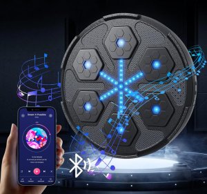 TARCZA BOKSERSKA TRENINGOWA BLUETOOTH NA ŚCIANĘ MUZYCZNA TABLICA DLA DZIECI 7