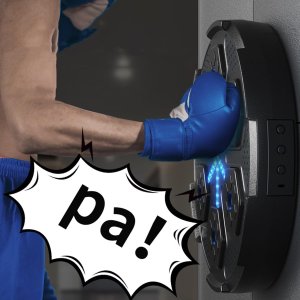 TARCZA BOKSERSKA TRENINGOWA BLUETOOTH NA ŚCIANĘ MUZYCZNA TABLICA DLA DZIECI 8