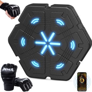 TARCZA BOKSERSKA TRENINGOWA BLUETOOTH NA ŚCIANĘ MUZYCZNA TABLICA DLA DZIECI 1