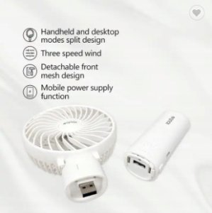 Wentylator przenośny + POWERBANK 7