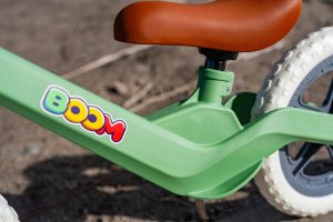 Rowerek Biegowy BOOM dla dzieci 2-5 lat Lekki Piankowe opony ZIELONY 7