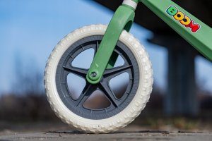 Rowerek Biegowy BOOM dla dzieci 2-5 lat Lekki Piankowe opony ZIELONY 8