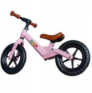 Rowerek Biegowy BOOM dla dzieci 2-5 lat Ultra Lekki Ergonomiczny RÓŻOWY 12