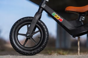 Rowerek Biegowy BOOM dla dzieci 2-5 lat Ultra Lekki Ergonomiczny CZARNY 9