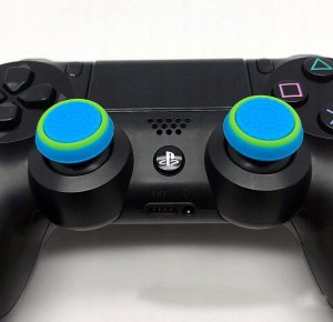 Gripy Nakładki do pada PS3 PS4 PS5 Xbox Gumki Analog Niebieski, Zielony 4x 12