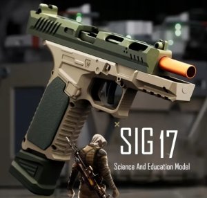 Pistolet na kulki SIG17 z Wyrzutnią 2 magazynki 3