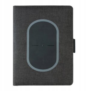 Notatnik A5 Air / ładowarka bezprzewodowa 5W / power bank 4000 mAh 2