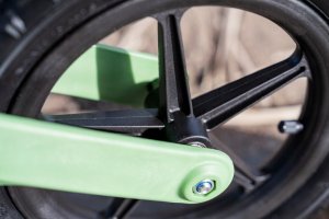 Rowerek Biegowy BOOM dla dzieci 2-5 lat Lekki Pompowane opony ZIELONY 4