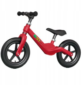 Rowerek Biegowy BOOM dla dziecka 2-5 lat lekki Czerwony 13