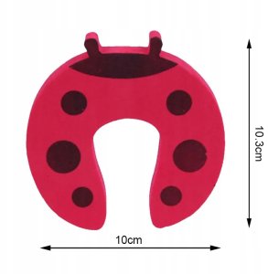 Zabezpieczenie na drzwi / odbojnik / piankowy / blokada / stoper / 7 sztuk 3