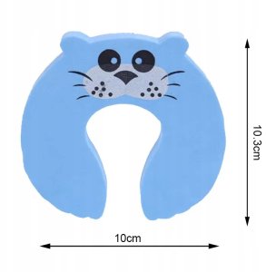Zabezpieczenie na drzwi / odbojnik / piankowy / blokada / stoper / 7 sztuk 4