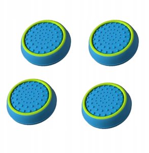 Gripy Nakładki do pada PS3 PS4 PS5 Xbox Gumki Analog Niebieski, Zielony 2x 9