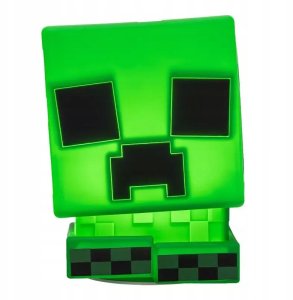 Minecraft Silikonowa Lampka CREEPER z Akumulatorem 15cm Nowość Prosto z Kin 3