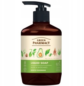 Green Pharmacy Mydło w Płynie Aloes i Awokado 460ml 1