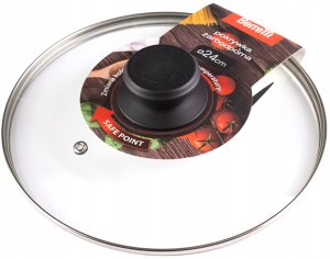 POKRYWKA SZKLANA Z GUMKĄ 20CM BR-0824 2