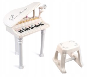 Pianino Dla Dzieci + Mikrofon Nauka Gry Organy Led 2