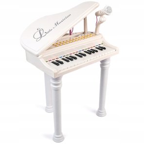 Pianino Dla Dzieci + Mikrofon Nauka Gry Organy Led 4