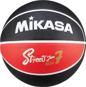 Piłka koszykowa Mikasa czarno-czerwona BB702B-BKRW 7 1