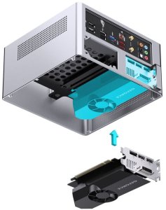 Obudowa Jonsbo NV10 srebrna 3