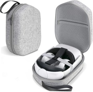 Etui podróżne Supero Hardcase II do Meta Oculus Quest 2, szare 1