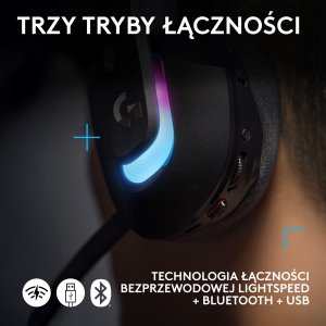 Słuchawki Logitech G522 Lightspeed Czarne (981-001544) 5