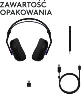 Słuchawki Logitech G522 Lightspeed Czarne (981-001544) 9