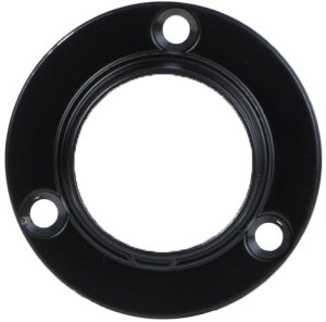 LATERAL HOLDER D25.3 HOLES.SCREW. BLACK 1