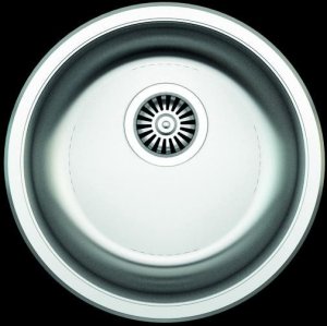 STAINLESS STEEL SINK SATIN AS 68/SIPHON 1