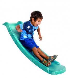 Ślizg zjeżdżalnia turkusowy - długość 1,2m 3