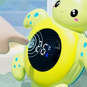 WOOPIE BABY Termometr do Kąpieli 2w1 Mierzenia Temperatury Wody i Pomieszczenia Żółwik 2