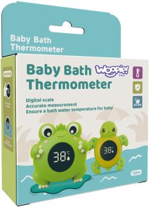 WOOPIE BABY Termometr do Kąpieli 2w1 Mierzenia Temperatury Wody i Pomieszczenia Żółwik 6