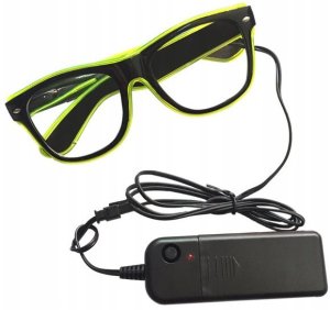 *****Okulary LED świecące z pilotem 2001042 10425 2