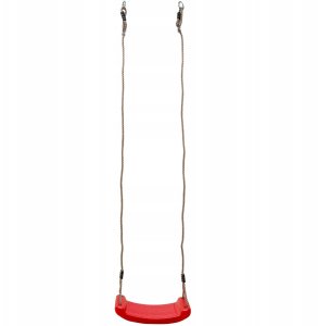 Huśtawka ogrodowa deska siedzisko dla dzieci 42cm czerwone 1