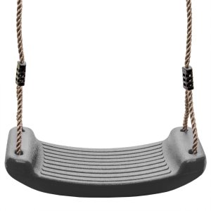 Huśtawka ogrodowa deska siedzisko dla dzieci Ciemno Zielone 4