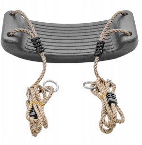 Huśtawka ogrodowa deska siedzisko dla dzieci Ciemno Zielone 6