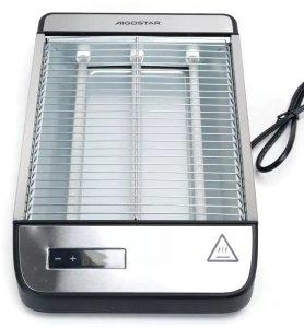 Płaski toster 1000W opiekacz do przekąsek 6-stopniowa regulacja mocy 3