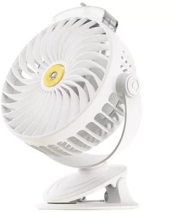 Wentylator z klipsem i mgiełką bezprzewodowy 13cm 5 prędkości 5V/USB 3